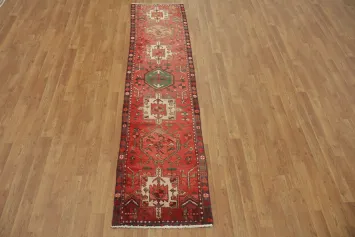 Intricate Motifs Gharajeh Persian Runner Rug 2x8