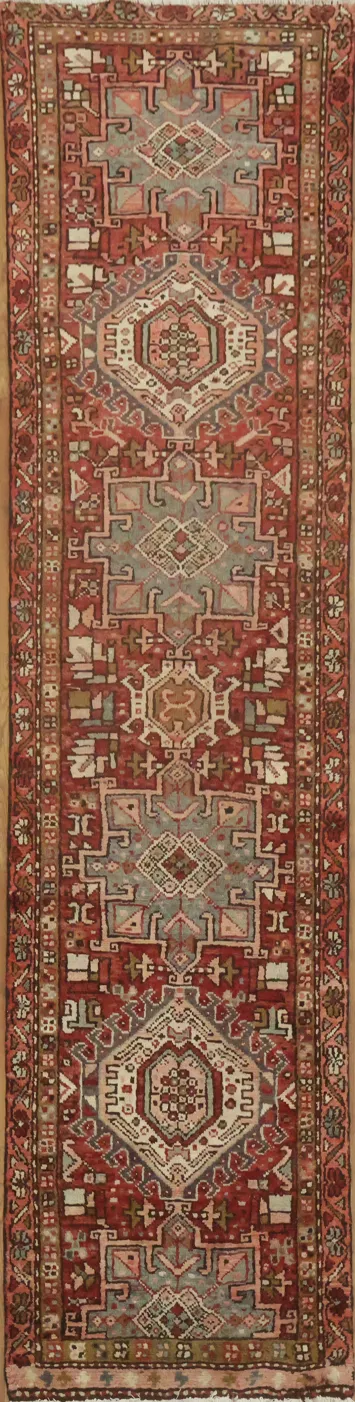 Elegant Gharajeh Persian Runner Rug 2x10