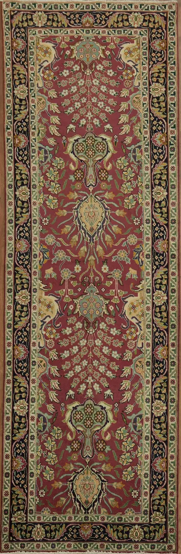 Exquisite Artisan Tarbriz Rug Classic Floral 3x10