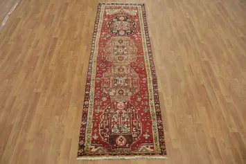 Luxurious Hamedan Persian Runner Rug 3x9