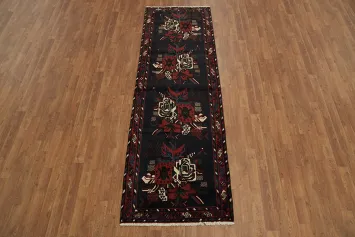 Artistic Tribal Floral Sirjan Persian Runner Rug 3x8