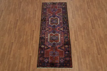 Tribal Ardebil Geometric Persian Patterns Runner Rug 3x9