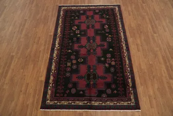 Vintage Elegance: Sirjan Persian Area Rug 5x8