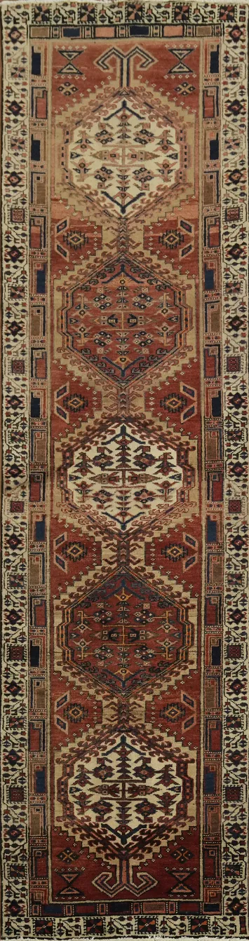 Elevate Your Entryway with a Traditional Ardebil Geometric Rug 3x11