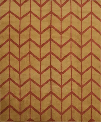 Stylish Zigzag Design Rug for Contemporary Home Decor 8x10