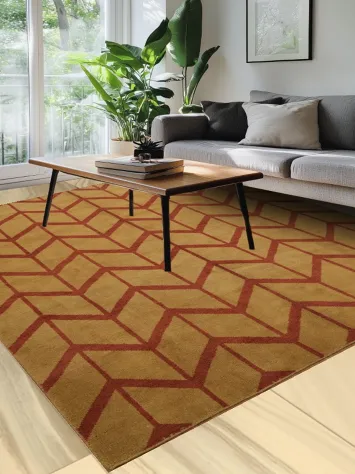 Stylish Zigzag Design Rug for Contemporary Home Decor 8x10