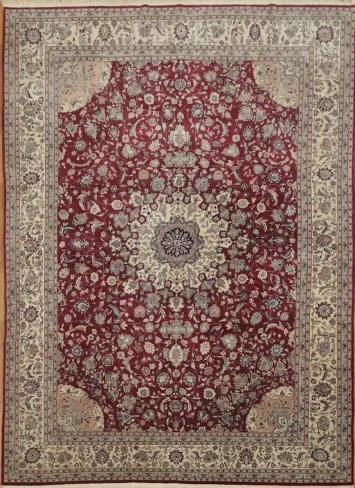 Elegant Persian-Style Tabriz Oriental Area Rug 8x11