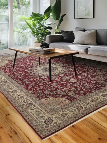 Elegant Persian-Style Tabriz Oriental Area Rug 8x11