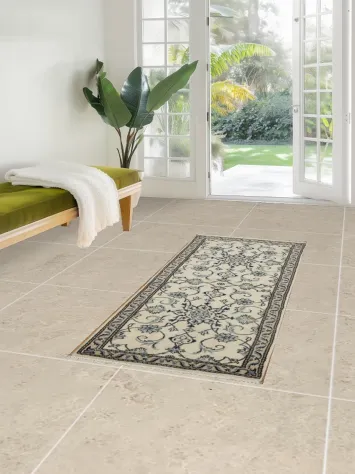 Elegant Floral Nain Persian Runner Rug 2x6