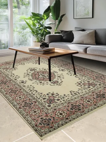 Kashan Oriental Area Rug 6x10