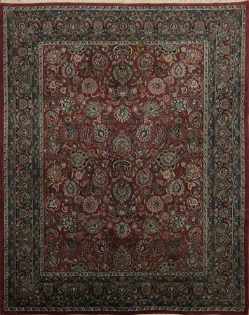 Elegant Red Mashad Persian Area Rug 8x10