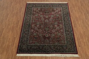 Elegant Red Mashad Persian Area Rug 8x10