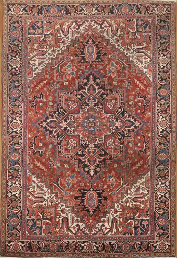 Luxurious Decorative Heriz Serapi Oriental Area Rug 8x11