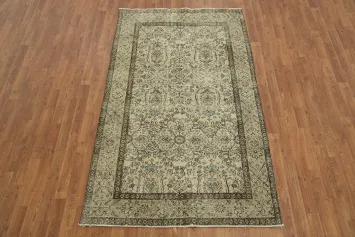 Chic Vintage Anatolian Turkish Rug 4x7