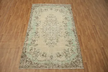 Vintage Anatolian Turkish Area Rug 6x10
