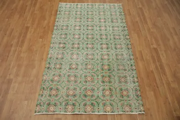 Floral Elegance Anatolian Turkish Rug 4x7