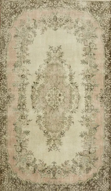 Vintage Anatolian Turkish Area Rug 6x10