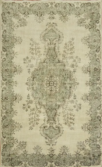 Vintage Elegance Anatolian Turkish Area Rug 6x10