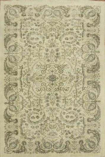 Vintage Anatolian Turkish Area Rug 6x8