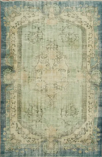 Unique Patterns: Anatolian Turkish Area Rug 6x9