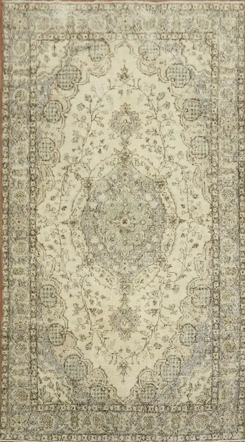Elegant Vintage Anatolian Turkish Area Rug 5x9
