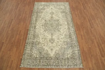 Elegant Vintage Anatolian Turkish Area Rug 5x9