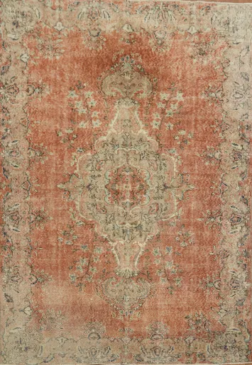 Elegant Vintage Anatolian Turkish Area Rug 6x9