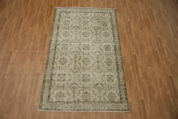 Timeless Floral Anatolian Turkish Area Rug 5x9