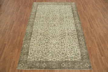 Intricate Floral Anatolian Turkish Area Rug 6x10