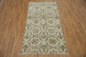 Elegant Vintage Anatolian Turkish Rug 4x7