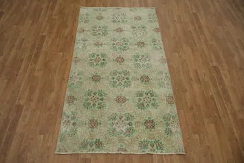 Timeless Floral Anatolian Turkish Rug 4x7