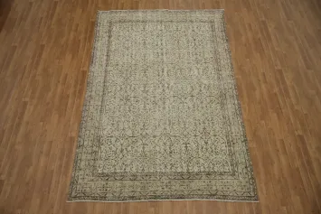 Elegant Vintage Anatolian Turkish Area Rug 7x10