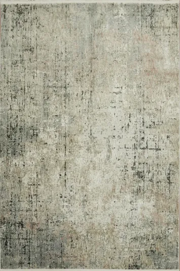 Chic Distressed Grey and Beige Living Room Rug 5x8