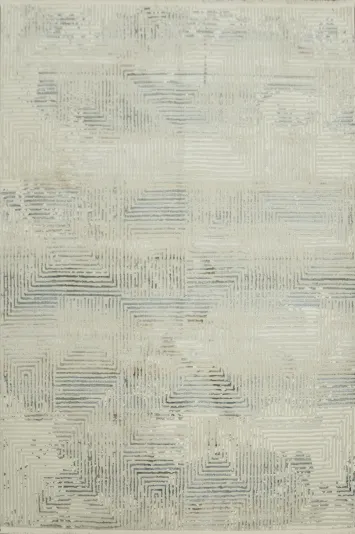 Modern Textured Area Rug with a Minimalist Geometric Theme 5x8
