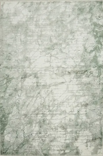Elegant Green Marbled Rug for a Contemporary Living Space 5x8