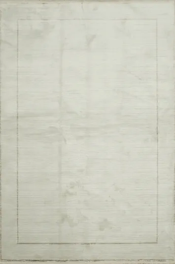 Minimalist Elegance: Soft Cream and Grey Tone Modern Area Rug 5x8