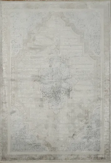 Luxurious Grey and Beige Rug for a Modern Touch 5x8