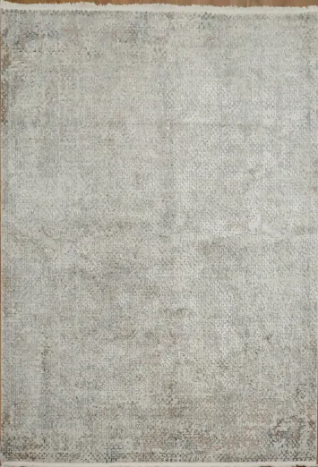 Urban Chic: Minimalist Gray Contemporary Rug 5x8