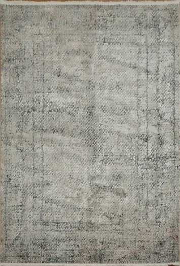 Textured Modern Rug in Gray for Stylish Urban Homes 5x8