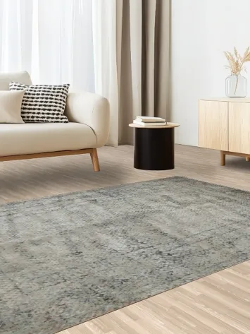 Textured Modern Rug in Gray for Stylish Urban Homes 5x8