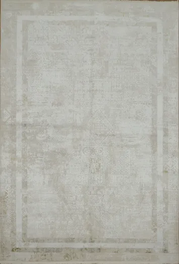 Minimalistic Beige Textured Area Rug  5x8