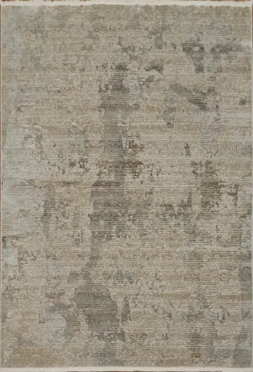 Elegant Abstract Designed Beige and Gray Area Rug 5x8