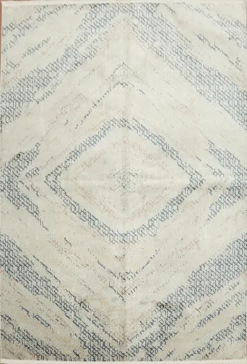 Elegant Diamond Pattern Rug for Modern Living Spaces 5x8