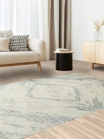 Elegant Diamond Pattern Rug for Modern Living Spaces 5x8