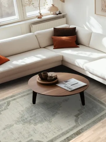 Abstract Turkish Area Rug