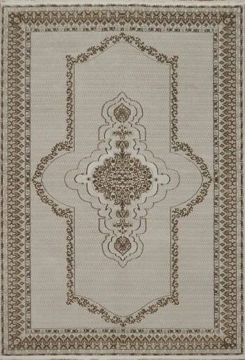 Decorative Area Rug with Elegant Symmetrical Designs and Borders 5x8