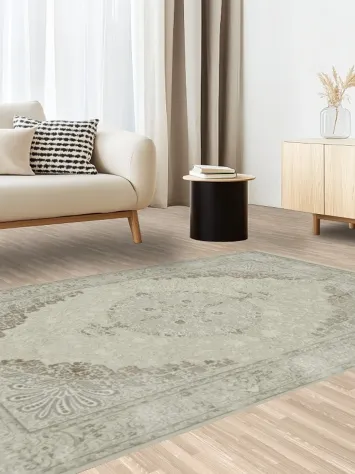 Sophisticated Living Area Rug with Intricate Pattern Design 5x8