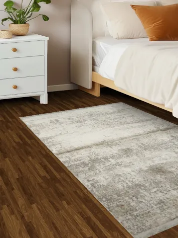Chic Neutral Toned Rug for a Seamless Home Design 3x5