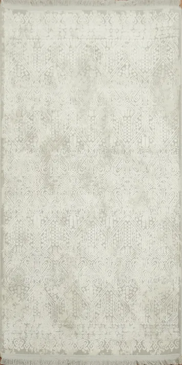 Sophisticated Beige and Ivory Rug with Modern Patterns 3x5