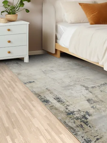 Distressed Style Rug for Elegant Minimalism 3x10